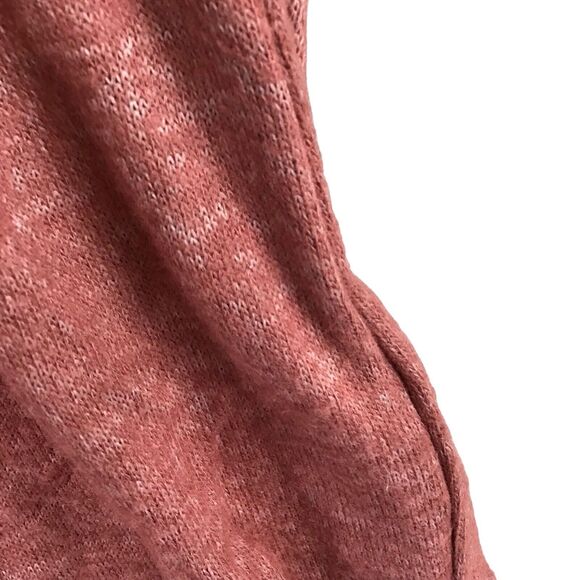 Bobeau Women’s Sweater Dress M Brick Red Cowl Neck Built-In Face Cover NWOT - Picture 11 of 14